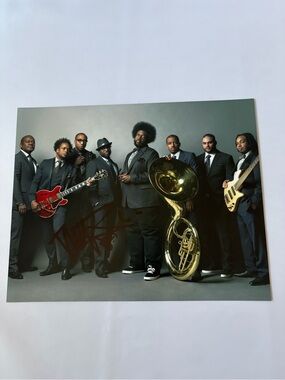 The roots autographed photo Black thought signed Wu tang clan Nas de la soul